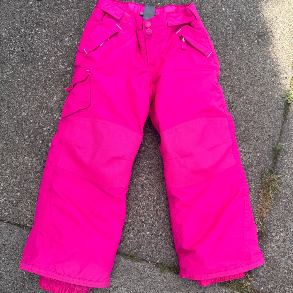 Champion Bright Pink Kids Snow Pants